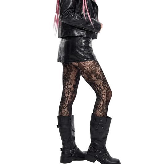 Dark Totem Fishnet Stockings — cyberpunk from Technodystopop