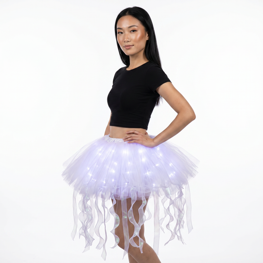 detail view of LED Jellyfish Skirt, LED