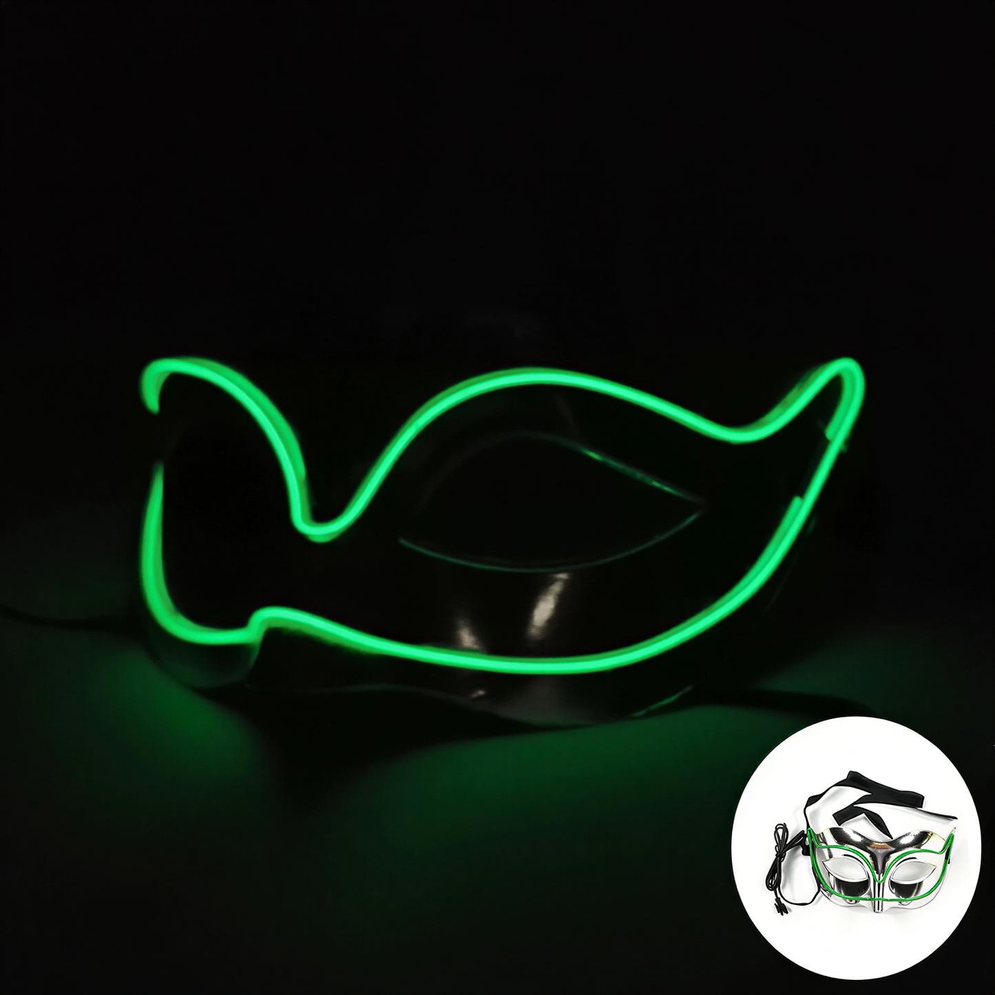 Neon Fox Dance Mask in Type 2 — retrofuture