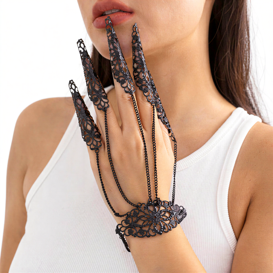 Chain Link Claw Bracelet — festival fashion from Technodystopop