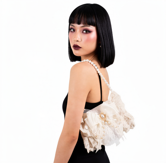Lace Bow Shoulder Bag — alt from Technodystopop