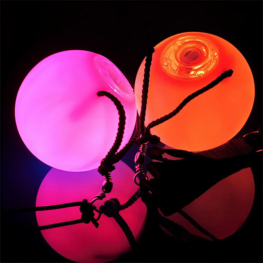 close-up of LED Performance Poi Ball, alt