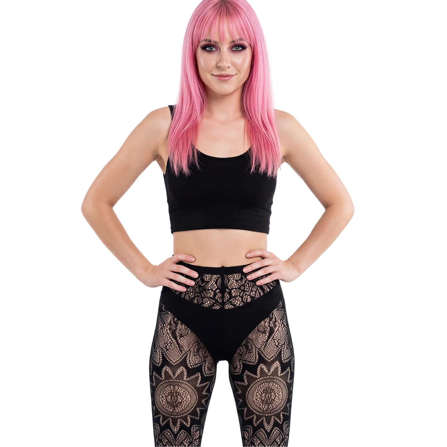 Gothic Tattoo Fishnet Tights — alt from Technodystopop