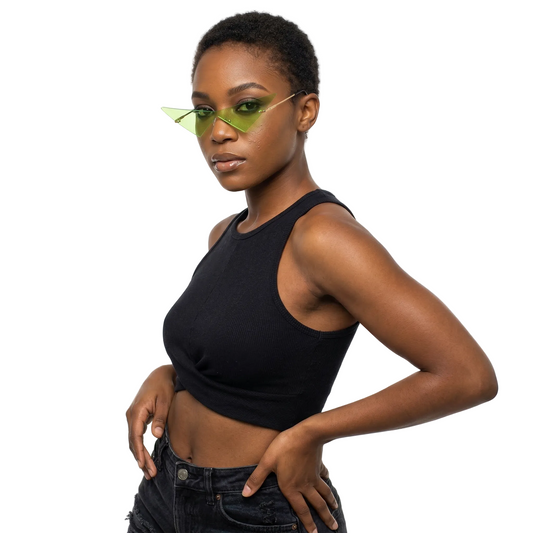 Triangle Point Glasses — retrofuture from Technodystopop