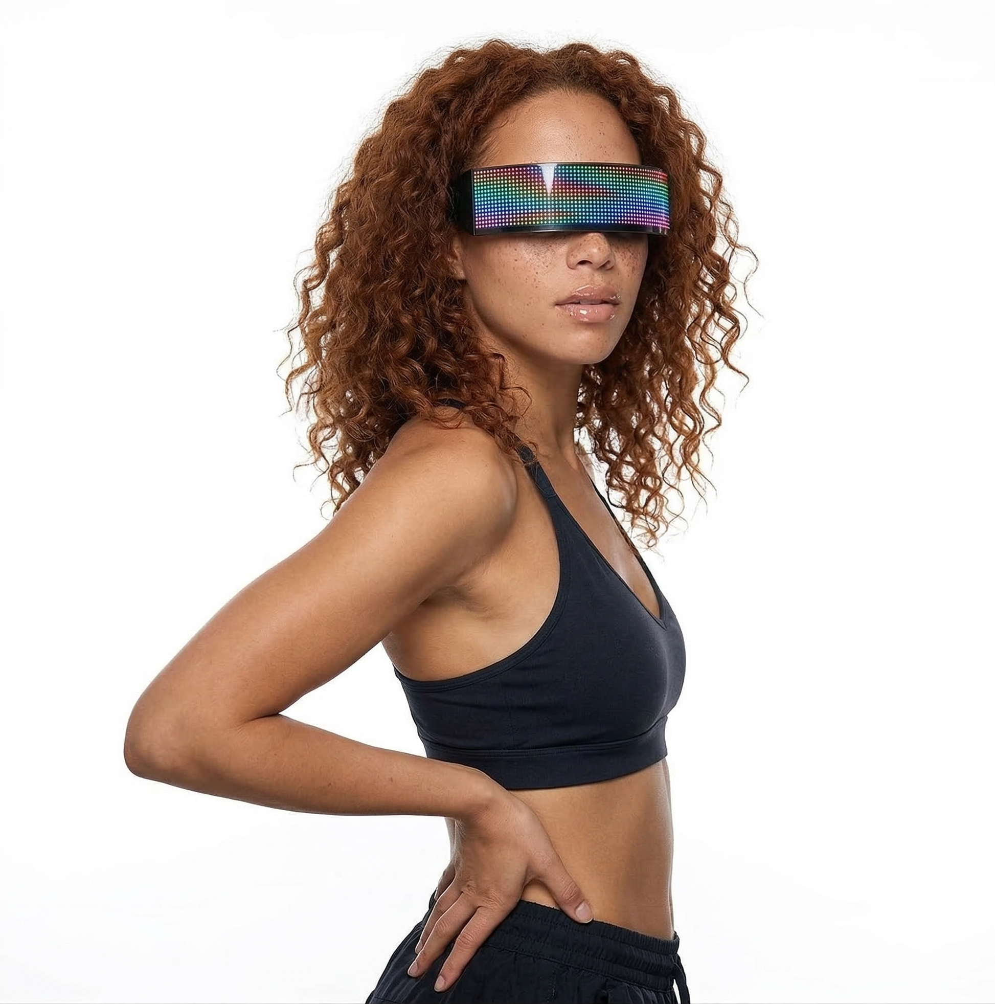 Bluetooth LED App Glasses — alt from Technodystopop