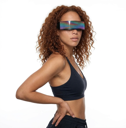 Bluetooth LED App Glasses — alt from Technodystopop