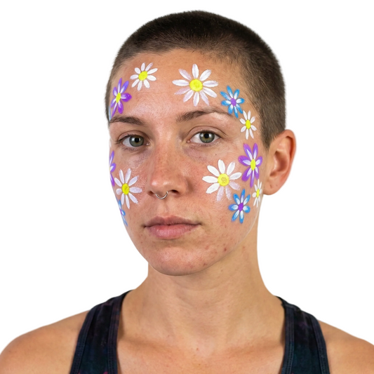 close-up of UV Neon Face Paint Set, alt