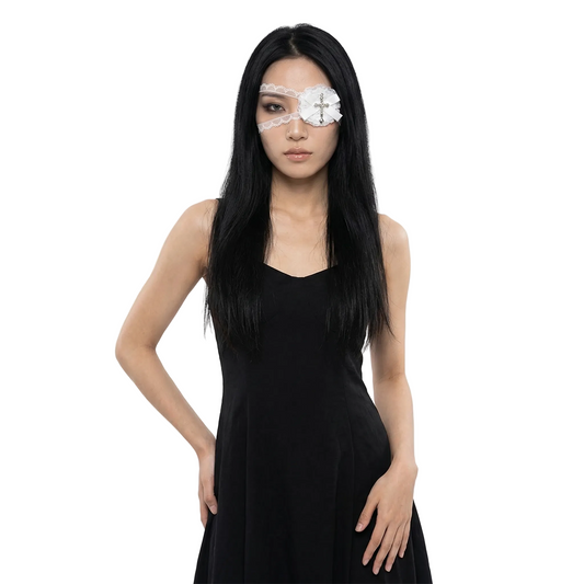 Gothic Lace Eye Patch — festival fashion from Technodystopop