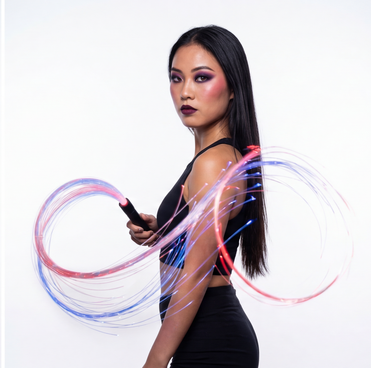 7-Color Swivel Glow Whip — retrofuture from Technodystopop
