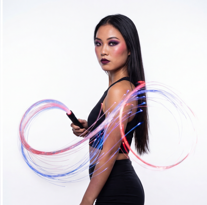 7-Color Swivel Glow Whip — retrofuture from Technodystopop
