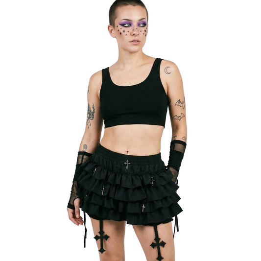 Gothic Y2K Shorts — cyberpunk from Technodystopop