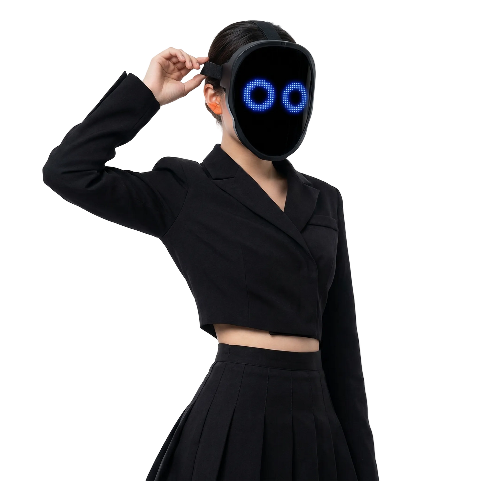 App-Controlled LED Face Mask — retrofuture from Technodystopop