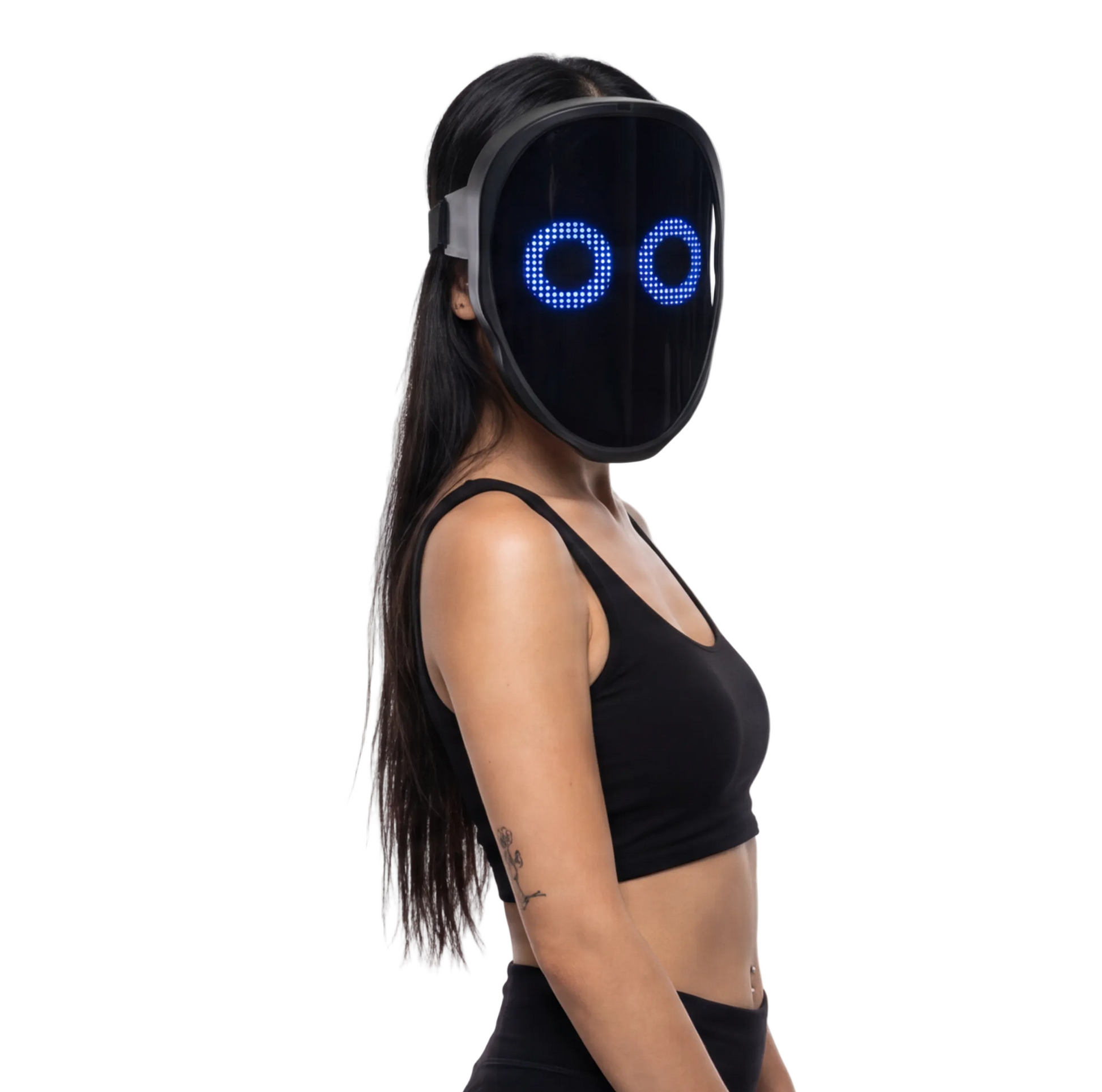 close-up of App-Controlled LED Face Mask, alt