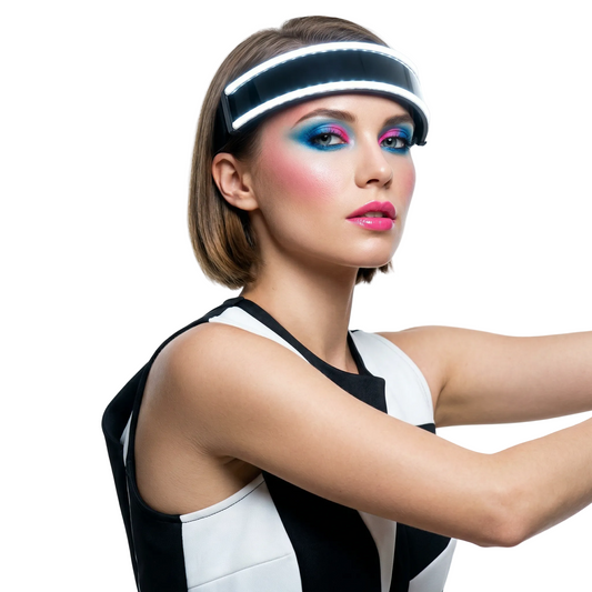 Multi-Mode Glow Visor — cyberpunk from Technodystopop