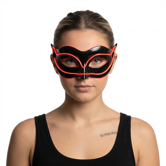 Neon Fox Dance Mask — retrofuture from Technodystopop