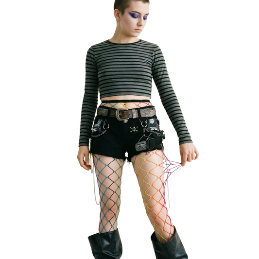 Punk Fishnet Tights — alt from Technodystopop
