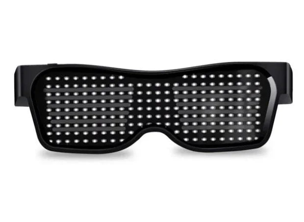 Scrolling LED Display Glasses — White Light