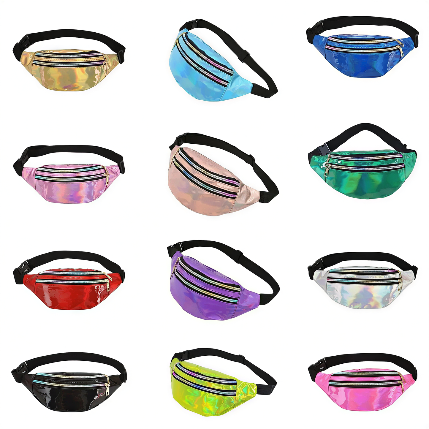 styling shot of Holographic Fanny Pack, alt