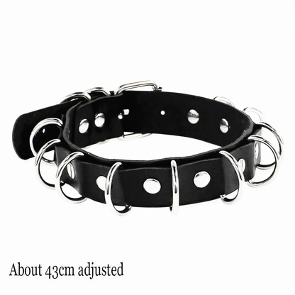 product shot of Punk Heart Lock Choker, retrofuture