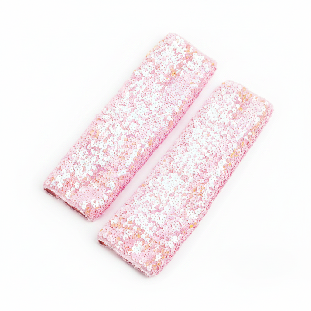 Glitter Sequin Gloves in Pink — retrofuture