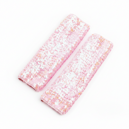 Glitter Sequin Gloves in Pink — retrofuture