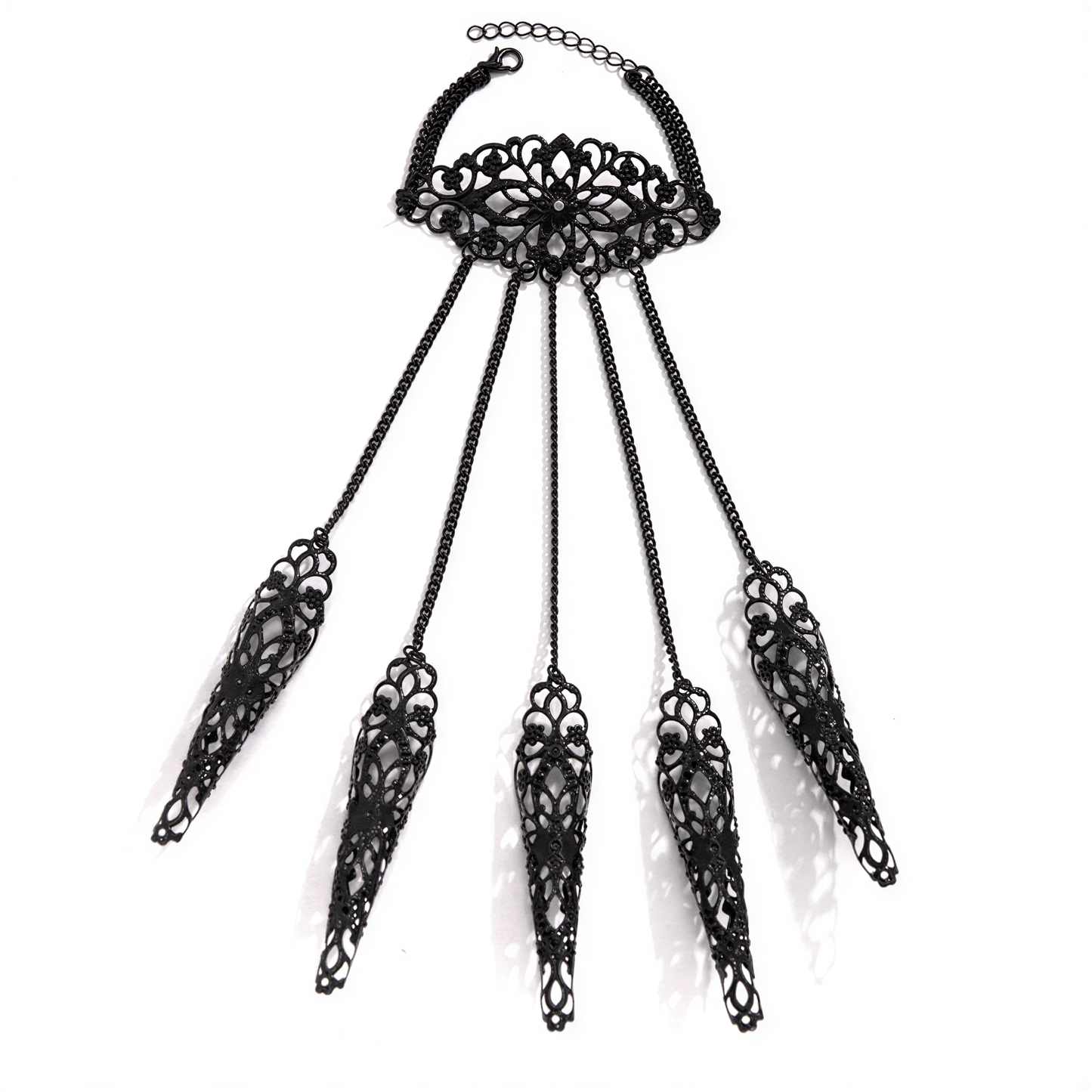 styling shot of Chain Link Claw Bracelet, festival fashion
