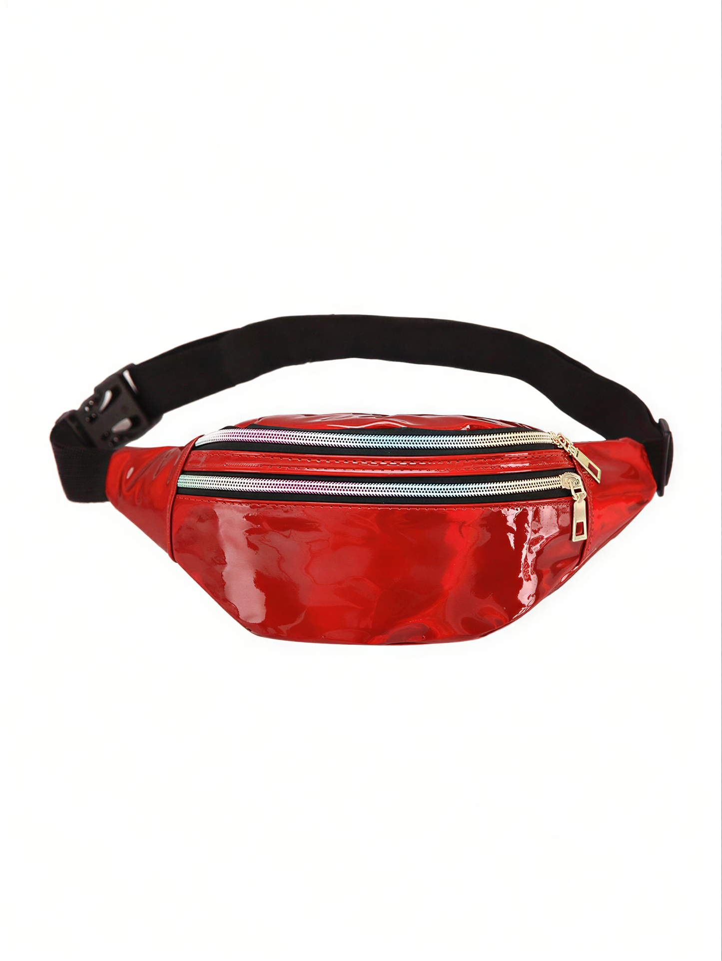 Holographic Fanny Pack in Red — cyberpunk