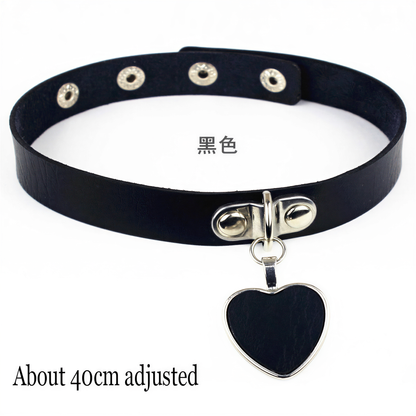 Punk Heart Lock Choker in Lock Heart — cyberpunk