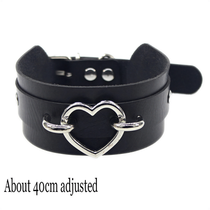 Punk Heart Lock Choker in Heart Lock — alt