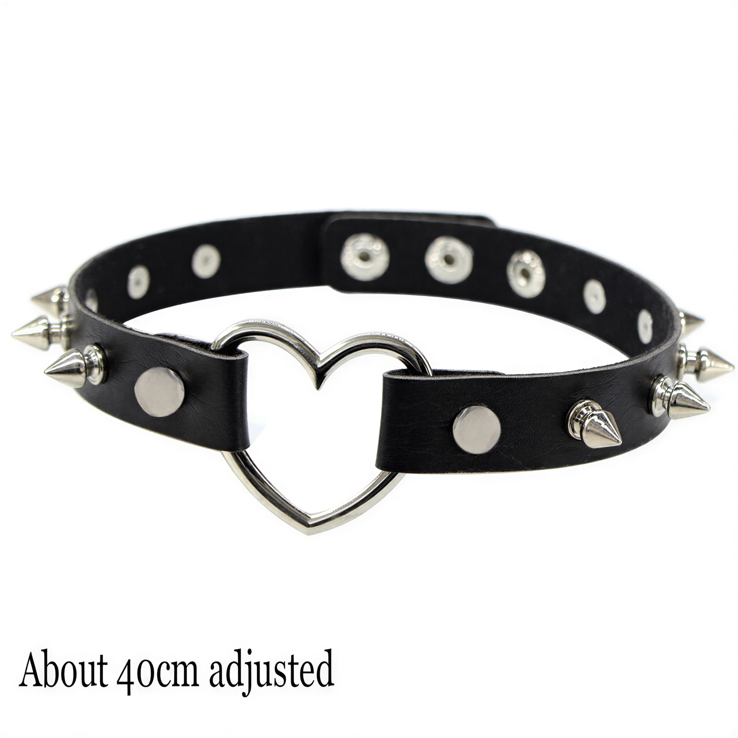 Punk Heart Lock Choker in Rivet Heart — alt