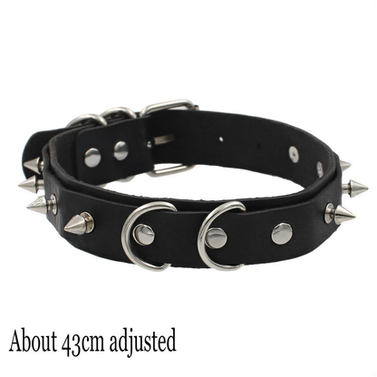 Punk Heart Lock Choker in Rivet Dots — alt