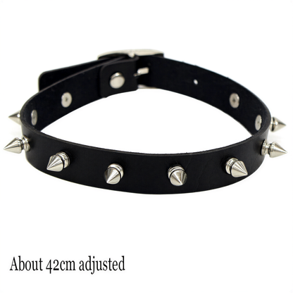 Punk Heart Lock Choker in Rivet — cyberpunk