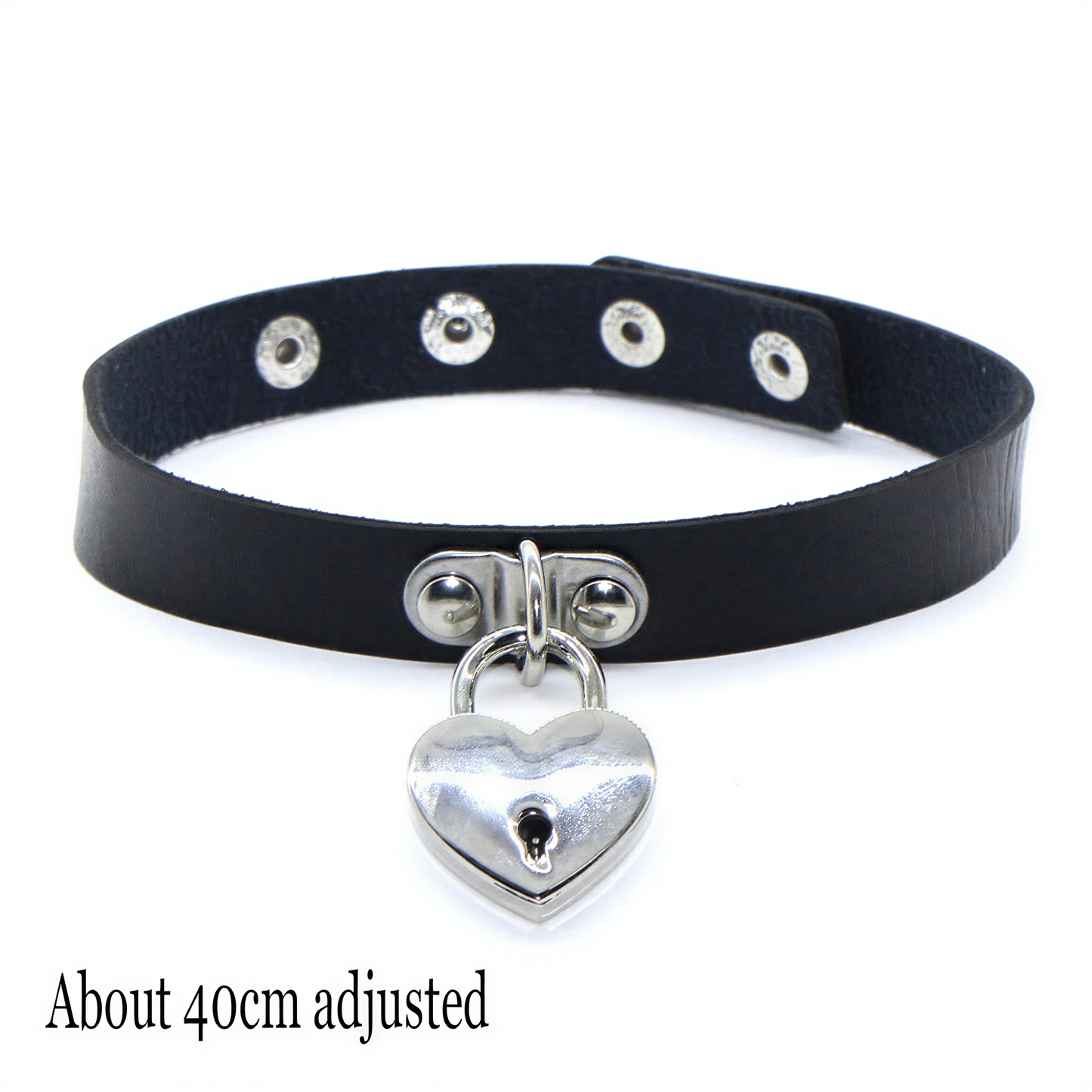 Punk Heart Lock Choker in Lock Key — retrofuture
