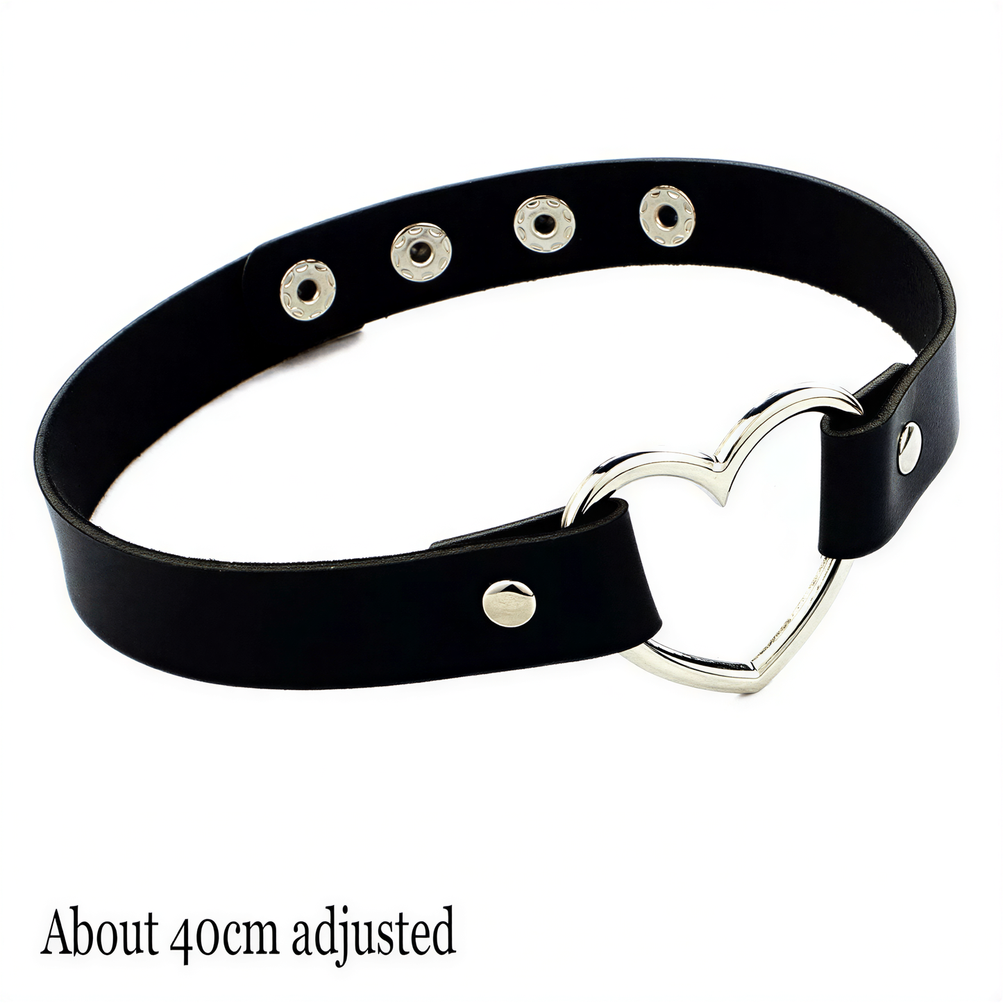 Punk Heart Lock Choker in Heart — alt