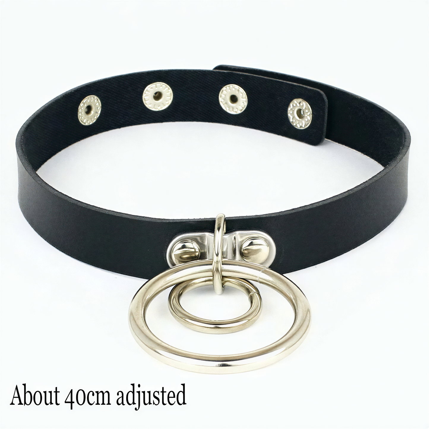 Punk Heart Lock Choker in Two Circle — cyberpunk