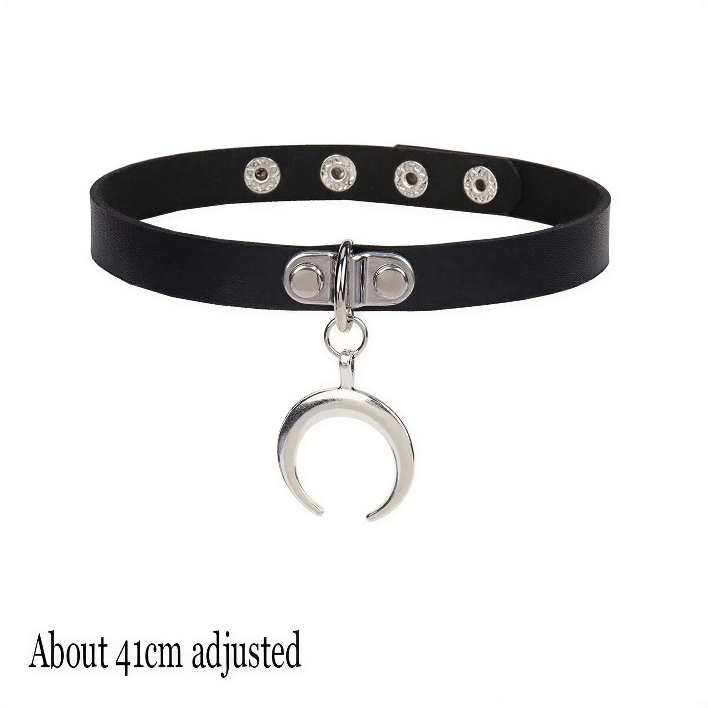 Punk Heart Lock Choker in Moon — retrofuture