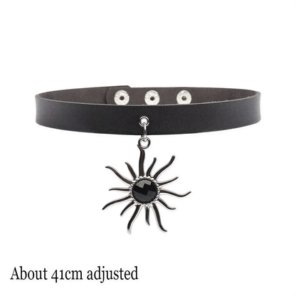Punk Heart Lock Choker in Sun — alt