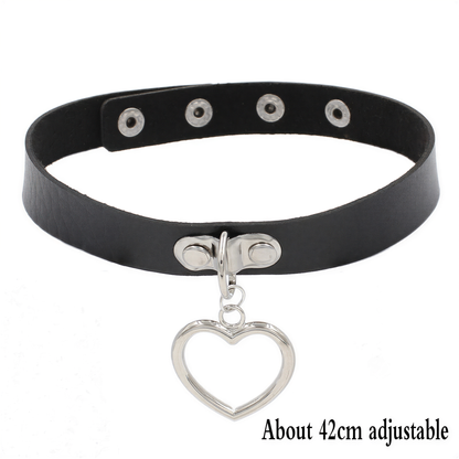 Punk Heart Lock Choker in Hollow Heart — retrofuture