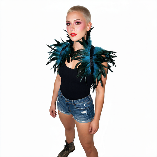 alternate angle of Feather Festival Tank Top, retrofuture