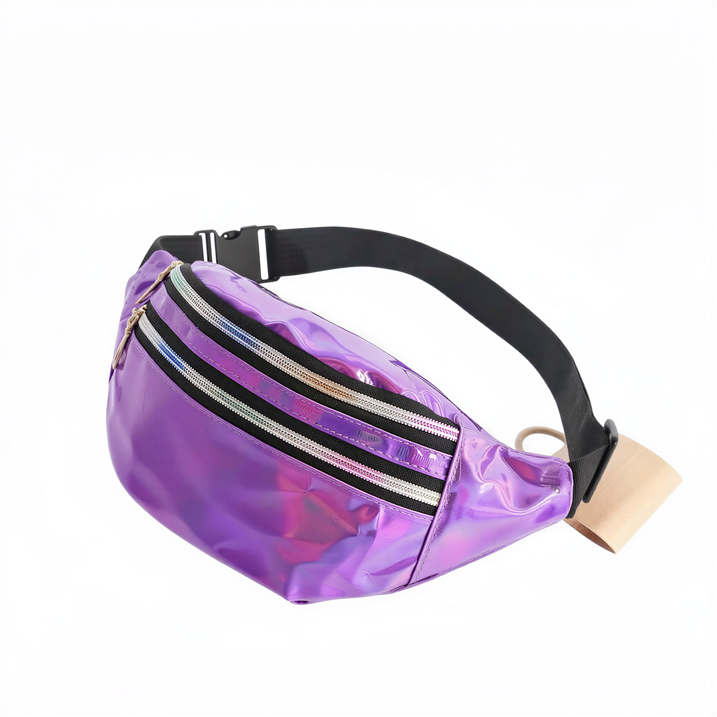 Holographic Fanny Pack in Purple — retrofuture