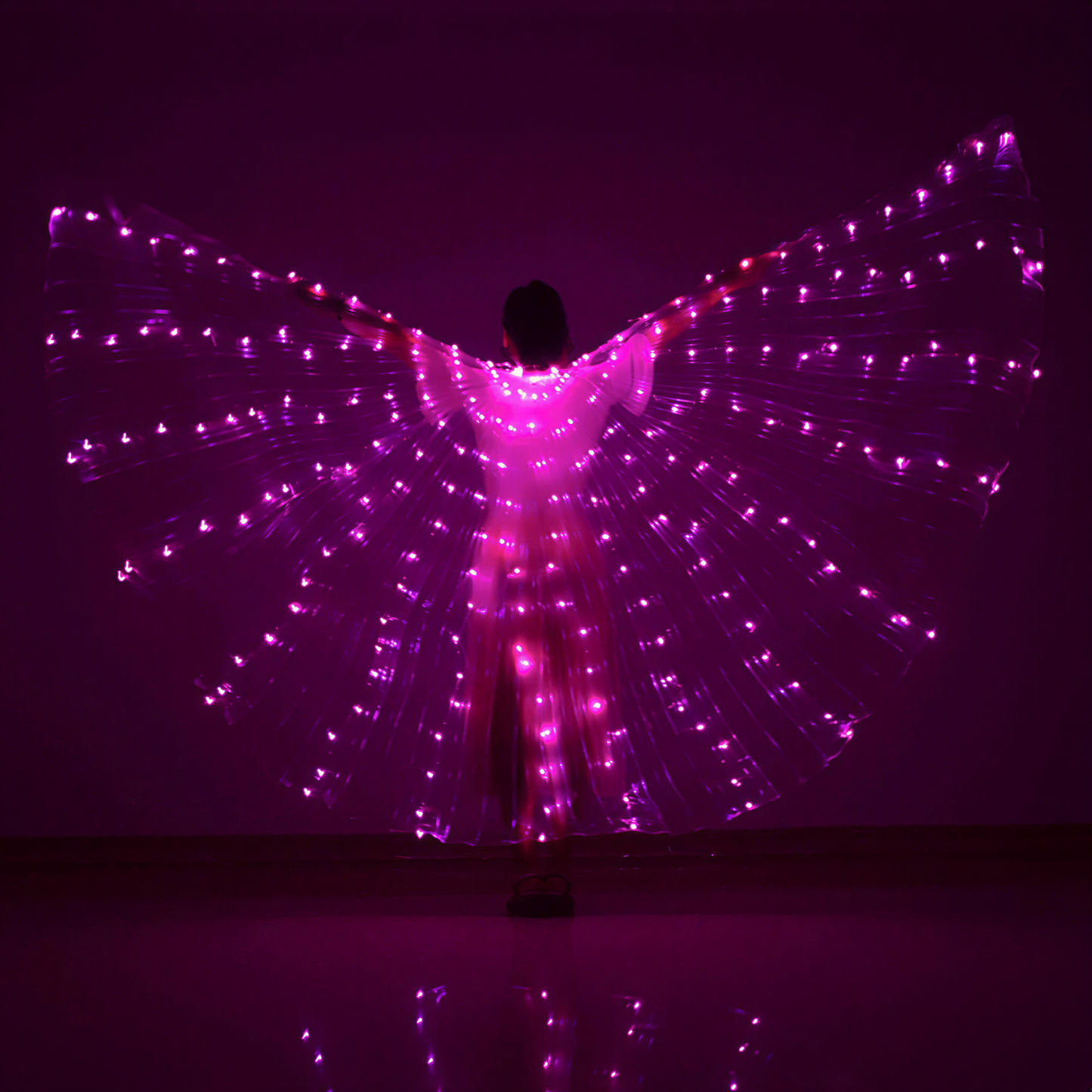 LED Butterfly Wing Cloak in Pink — retrofuture