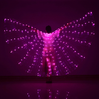 LED Butterfly Wing Cloak in Pink — retrofuture