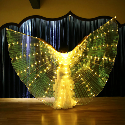 LED Butterfly Wing Cloak in Yellow — retrofuture