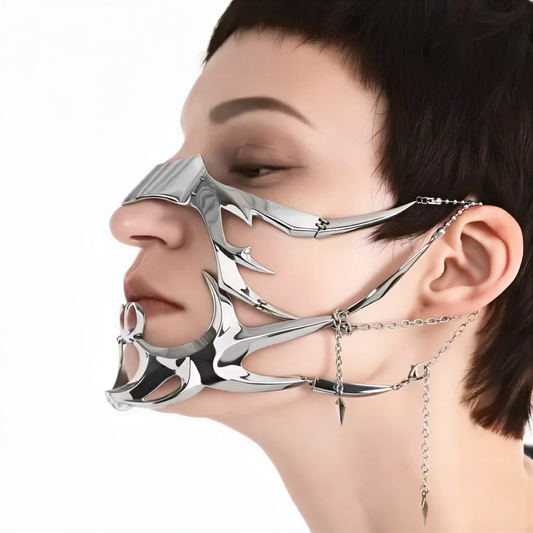 Liquid Silver Face Mask — retrofuture from Technodystopop