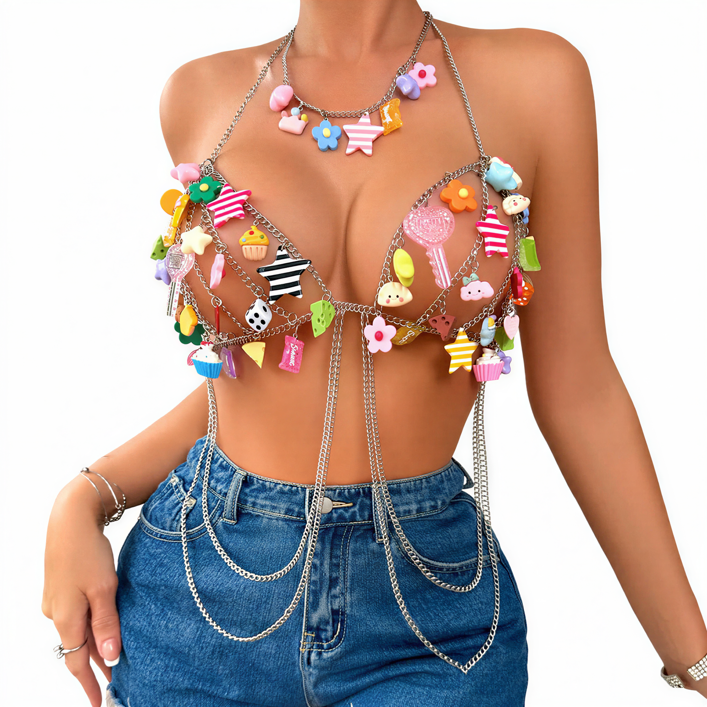 Kawaii Candy Charm Bra Chain