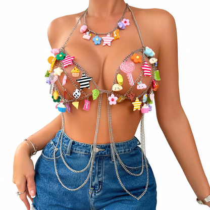 Kawaii Candy Charm Bra Chain
